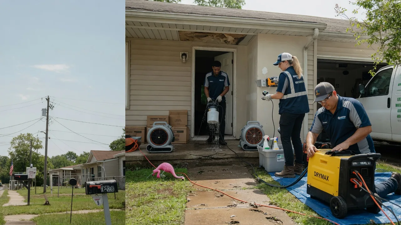 Storm Damage Water Removal in Moscow, TN near me